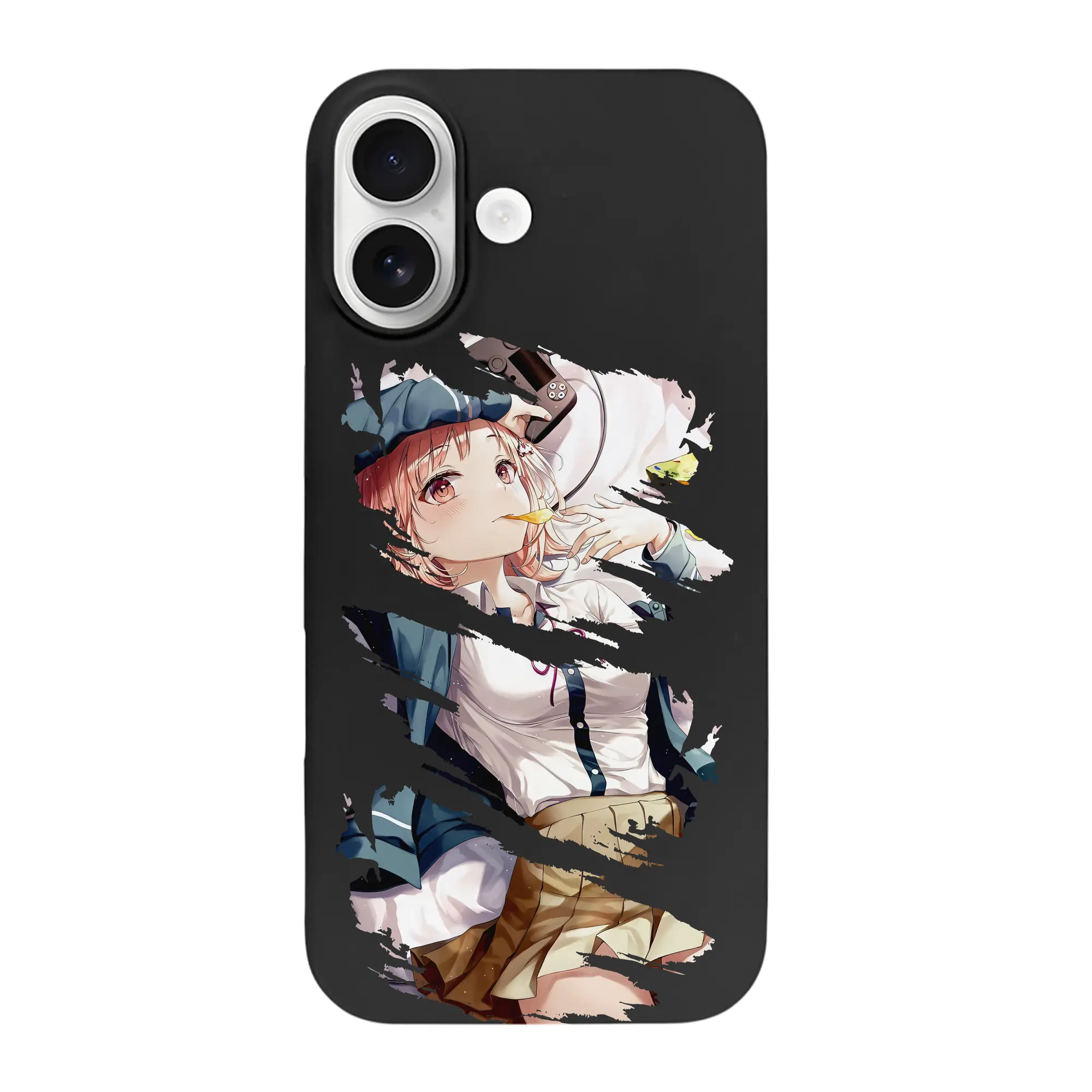 ダンガンロンパ グッズ,七海千秋 - iPhone 17 シリーズ シリコンケース 薄型 耐衝撃 指紋防止 ソフトタッチカバー 精密フィット 傷防止 保護ケース iPhone 17/17 Air/17 Pro/17 Pro Max 対応